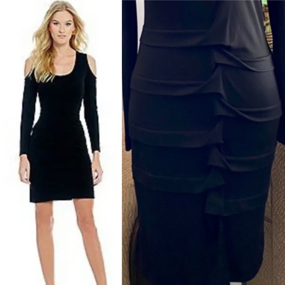 NWT! Nicole Miller Artelier Cold Shoulder Dress